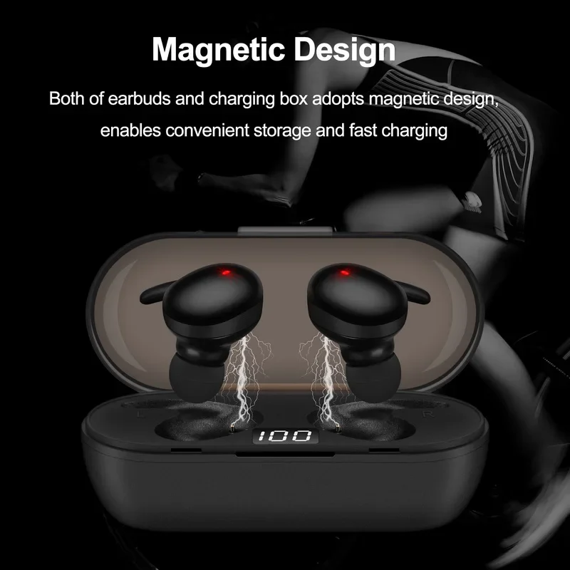 Y30 TWS Wireless Bluetooth headset 5.2 Wireless headphones Earbuds In-ear Noise Reduction Waterproof Headphones for allphones 4