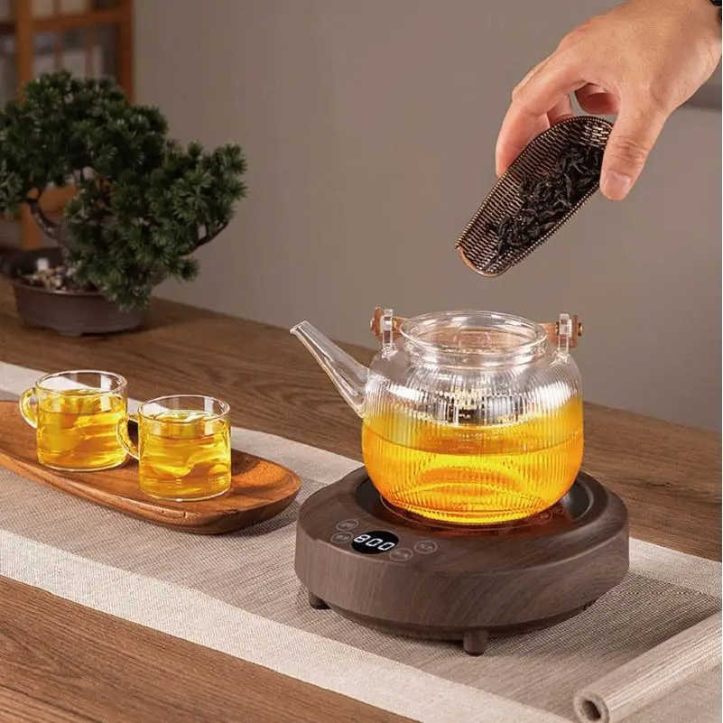 800W Electric Ceramic Stove Tea Stove Electric Hot Plate 6 Gear adjust Heating Furnace Mini Portable Tea Maker Water Boiler 220V