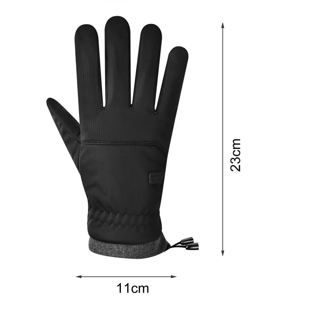 

Thickened 1 Pair Excellent Winter Touch Screen Bicycle Riding Gloves Breathable Sports Gloves Warm for Cold Weather