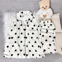 Japanese Cute Kawaii Small Cherry Pajama Set Long Sleeve Women's Soft Sleepwear Home Outfit Loungewear Nightwear Spring Autumn​ - Image 5