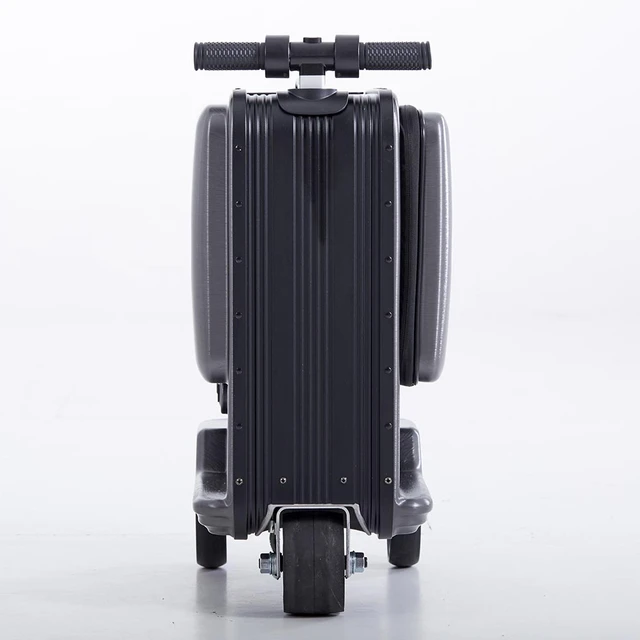 A smart carry-on suitcase Airwheel SE3 smart rideable suitcase that carrys  you