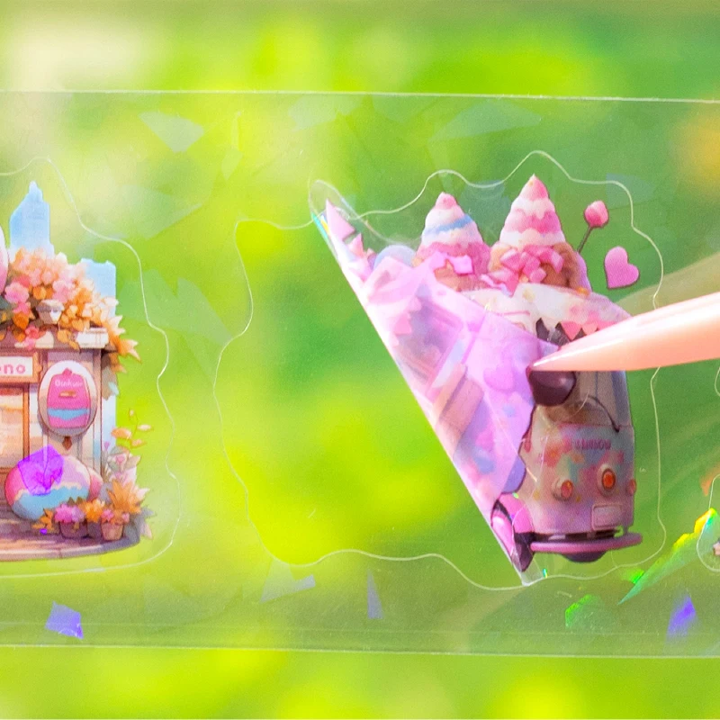 레트로 크리에이티브 장식 DIY pet 테이프, 동화 가게 시리즈, 12 팩/로트