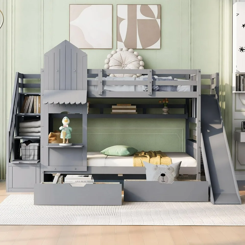 Bunk Bed with Slide 4