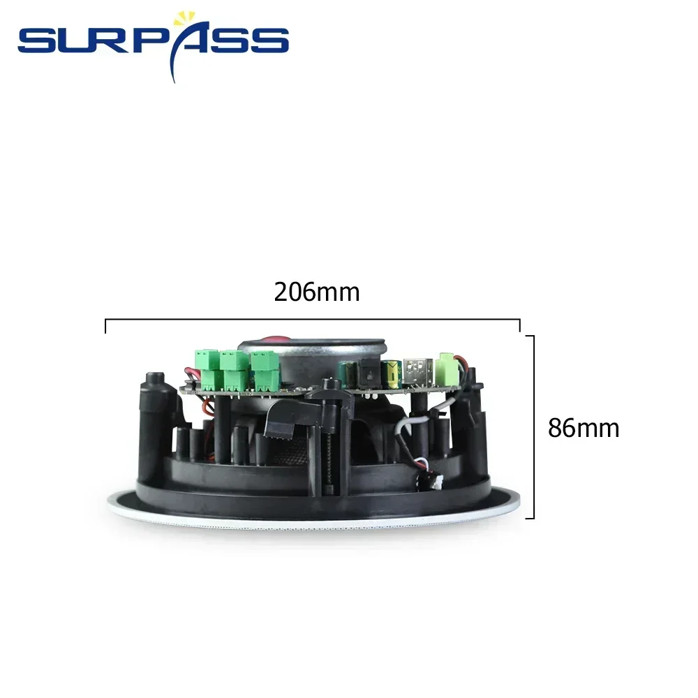 5.25inch Bluetooth Ceiling Speaker Home Theater Speaker Built-in Class D Digital Amplifier Ceiling Bluetooth Speakers Indoor bluetooth speaker wall ceiling speaker