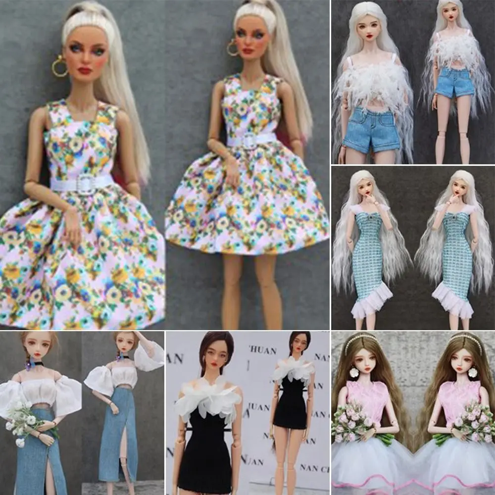 

11,5 дюймов, Одежда для куклы, платья для куклы 30 см, повседневная одежда, юбка принцессы, Одежда для кукол 1/6 BJD, аксессуары «сделай сам», детские игрушки