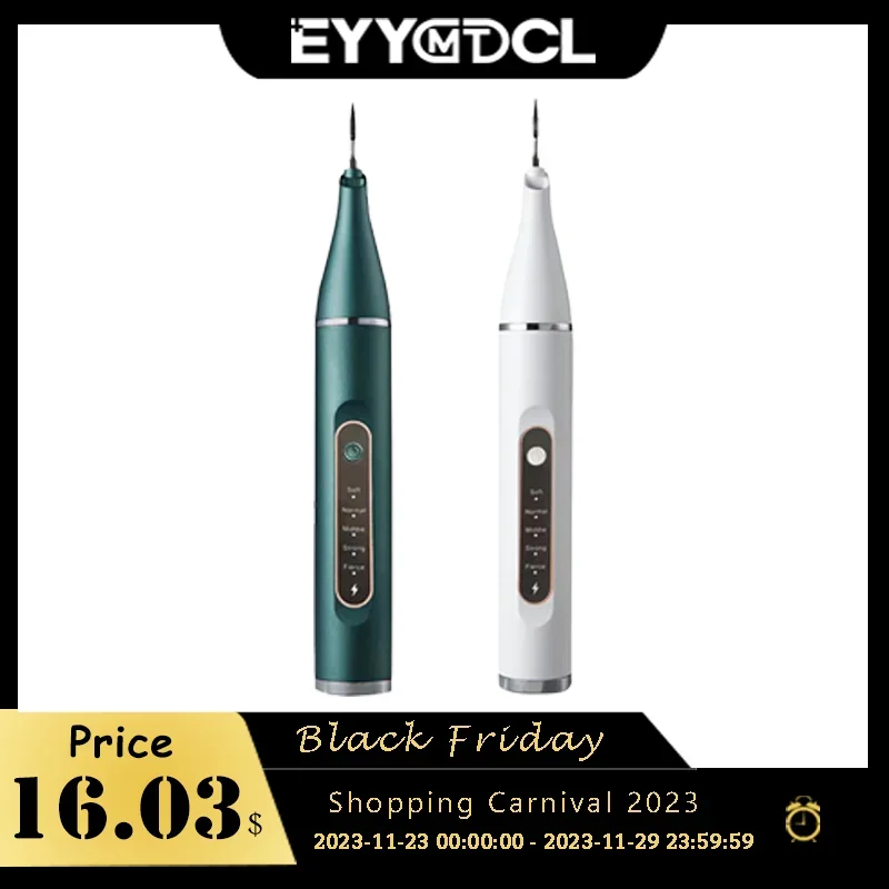 EYY Ultrasonic Scaler Dental Teeth Tartar Remover Electric Teeth Cleaner Oral Scalers for Adults Whitening Oral Irrigator