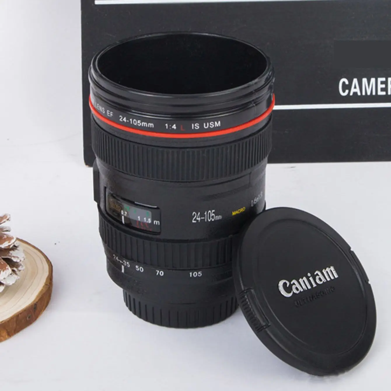 Camera lens coffee cup 2