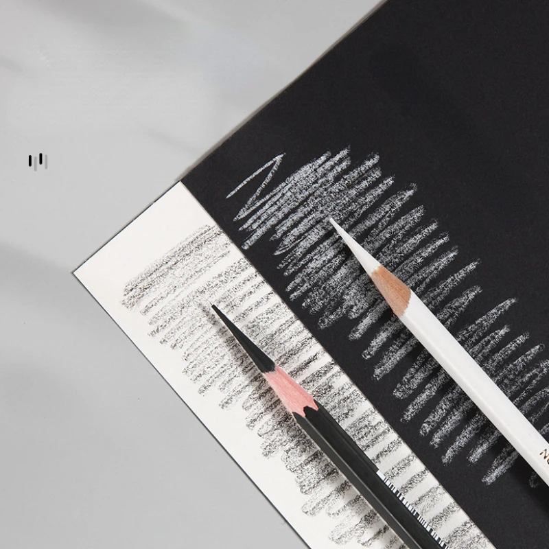 12 Charcoal Pen Set 4MM Lead Core Wooden Rod Sketch Brush Art Stationery