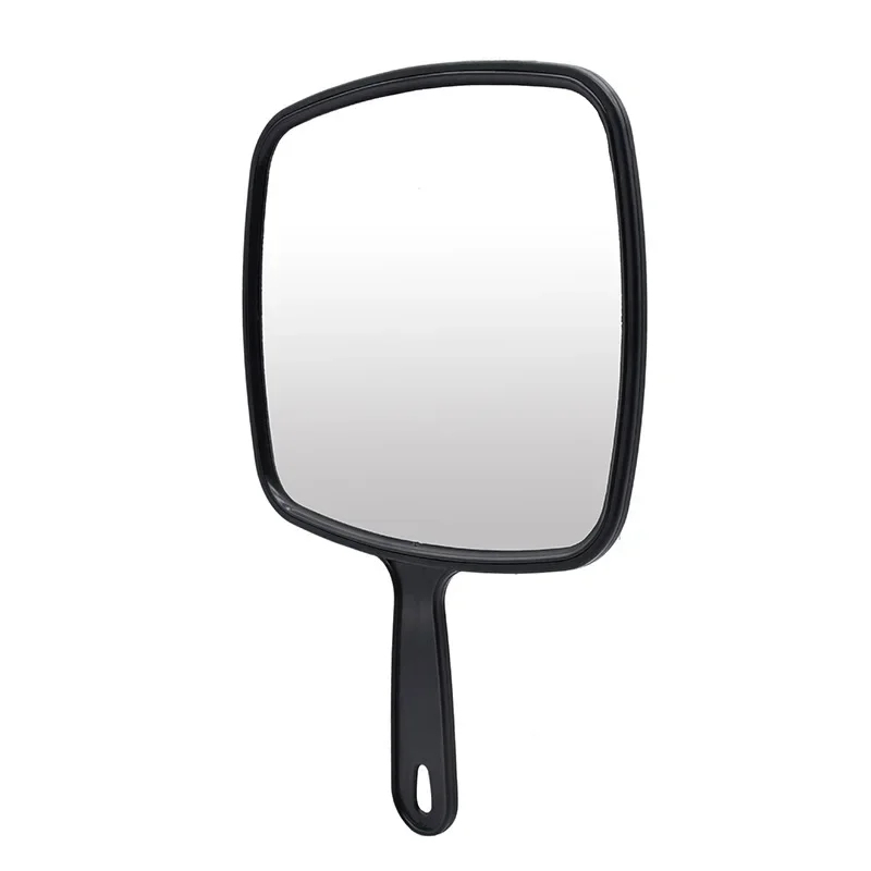 Handheld Mirror Professional Handheld Salon Barbers Hairdressers Mirror with Handle Practical Hand for Home Salon makeup mirror hand holding mirror haircut mirror