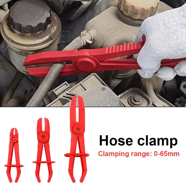 Kit 3 Pinze Per Fascette Stringitubo | Professionale Per Tubi Flessibili Auto/Moto - Giallo Antiscivolo - Foto 6