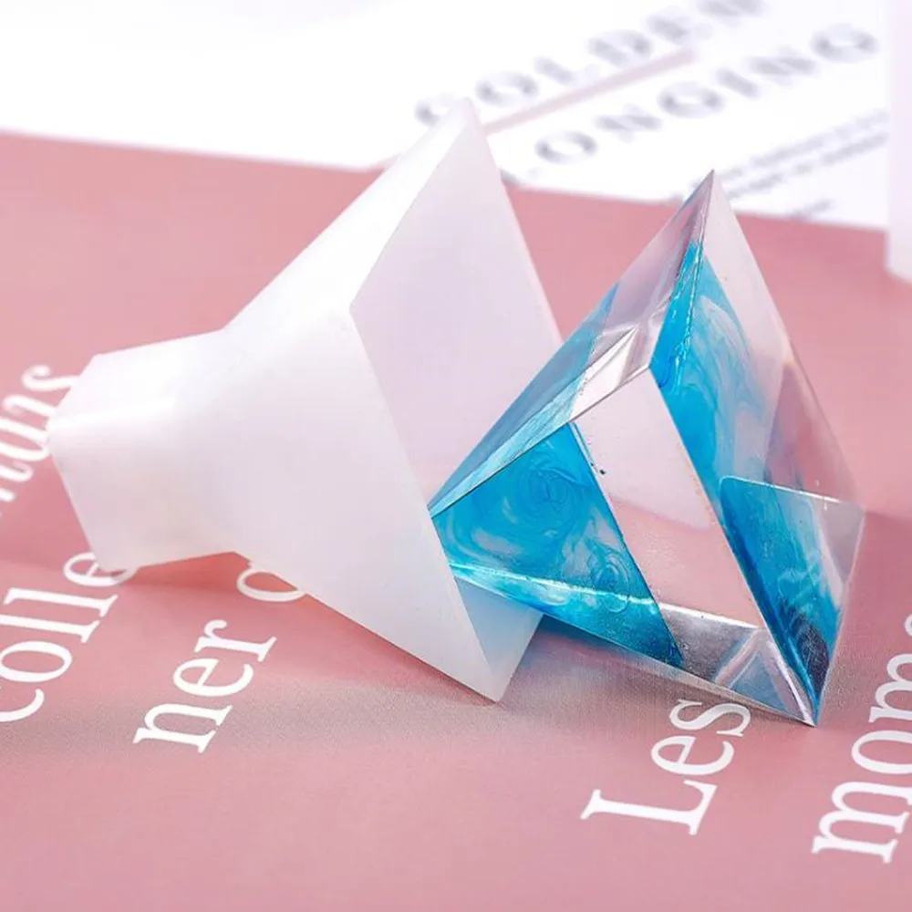 1Pcs Polygon Silicone Plant Specimen Mould UV Epoxy Square Rectangle Resin Mold for DIY Jewelry Making Accessories