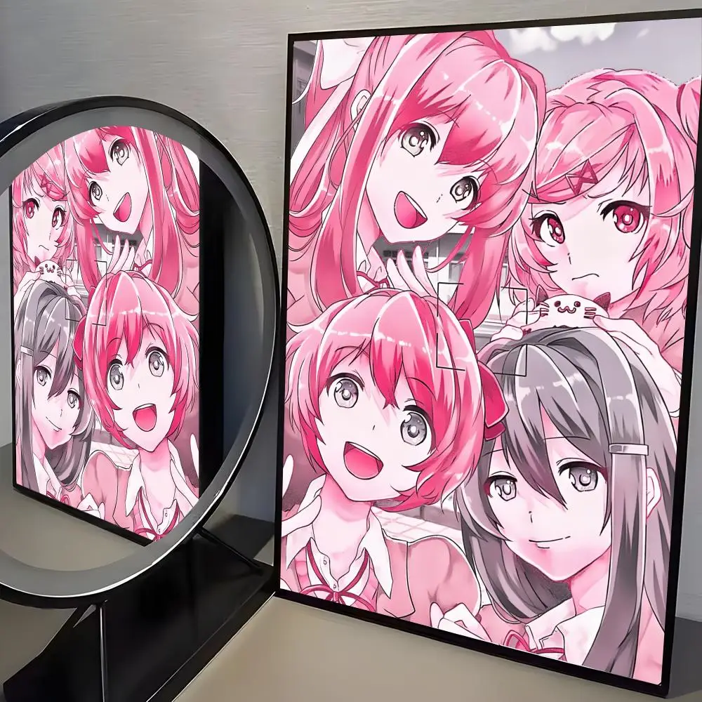 Anime Spiel DDLC D-Doki Poster Zimmer Dekor Wasserdicht Klebrig Für Home Bar Wand Kunst Dekoration – Detail 11