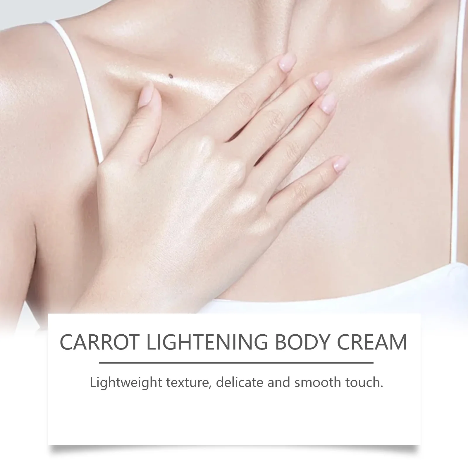 Crema per il corpo alla carota Dissolvenza Macchie scure Schiarente alla melanina Schiarente per la pelle Anti Acne Levigante Antiossidante Lozione per il corpo idratante 4