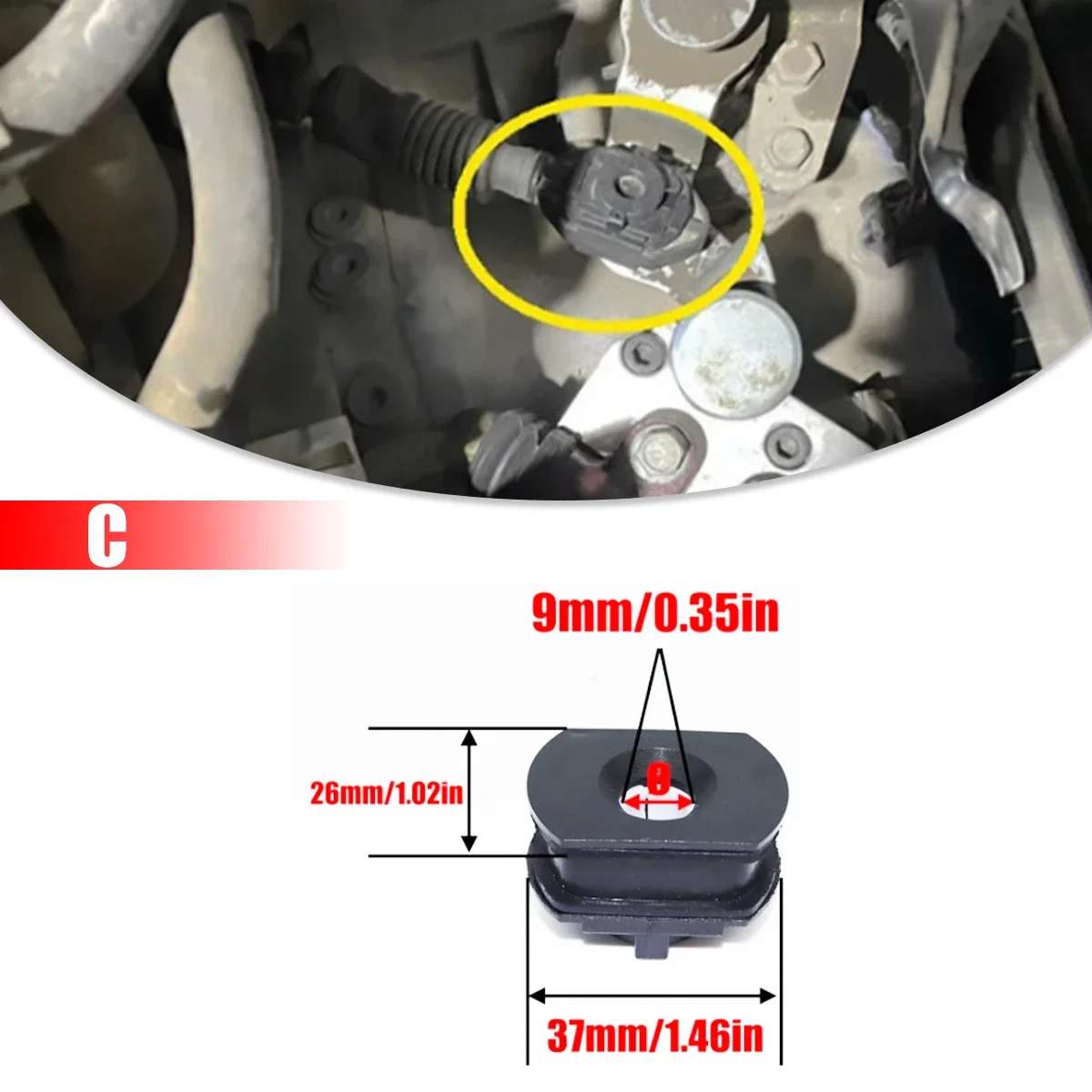 Automatic Manual Gear Shift Grommet Adapter Lever Linkage Shifter Bushing Sleeve Clips For Nissan Renault Chevrolet Citroen Ford
