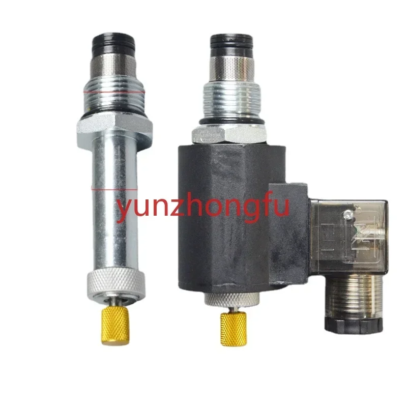 

Two-Position Two-Way Normally Closed Thread Hydraulic Valve Plug-in Pressure Relief Solenoid DHF10-220H SV10-20M