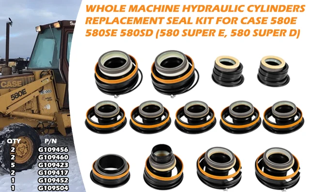 Loader Lift Cyl Case 580D, Super D 580SD, Super E 580SE Hydraulic Seal