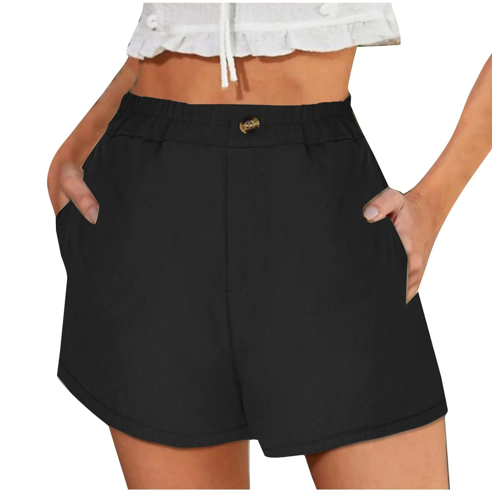 

Women'S Casual Wide Leg Sweat Shorts Summer Athletic Gym Shorts Loose Hiking Running Jogger Shorts With Pockets женская одежда
