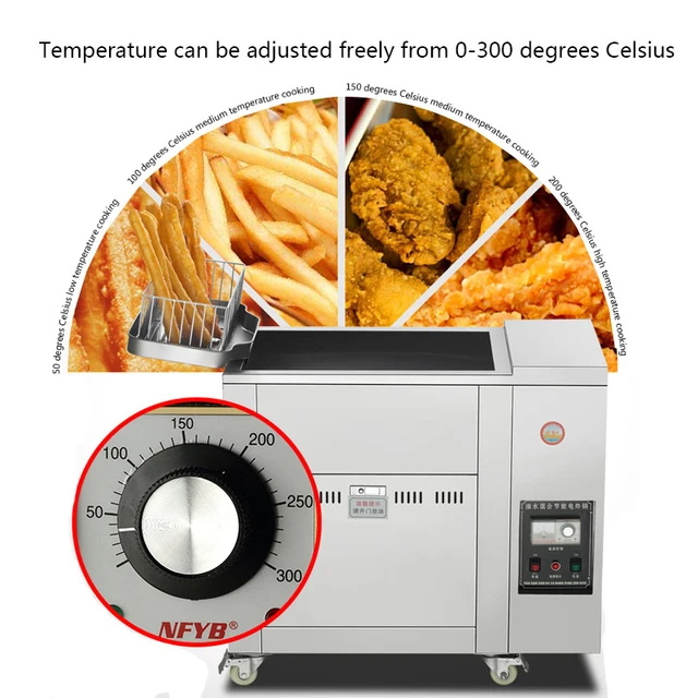 Electric Fryer Commercial Deep Frying Pan Multi-Functional Thickened Stall  Large Capacity Fried Chicken Fries Fryer Single - AliExpress