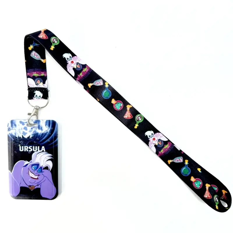 Disney's Credential Holder Mickey Mouse Lanyard Bear Phone Rope ID Card Badge Holder Princess Neck Strap Cartoon Keychain Gift - Image 13