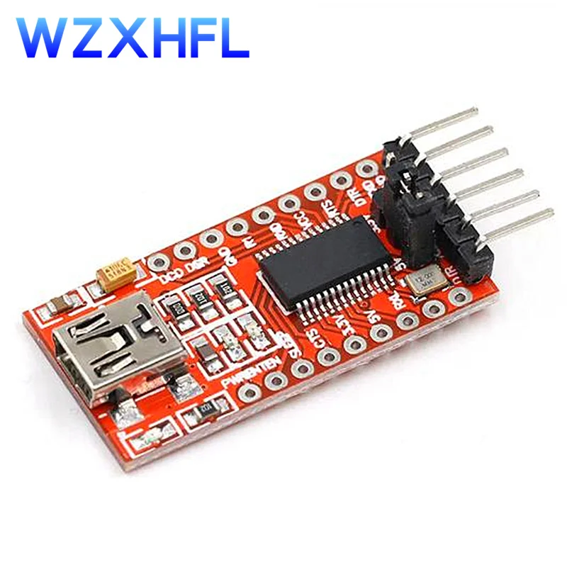 1 Pz Ft232Rl Ftdi Usb 3.3V 5.5V A Ttl Modulo Adattatore Seriale Per Arduino Ft232 Mini Porta.