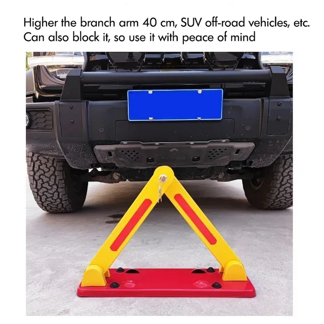 Car Parking Space Lock with Thickened Anti-collision Triangular Parking Space Occupancy Lock，A parking space lock 5