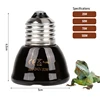 1Pcs 75mm/45mm Reptile Pet Ceramic Heating Lamp No Light Far Infrared Heater Bulb Turtle Snake Lizard Pet Chick Lamp 220-240v 2