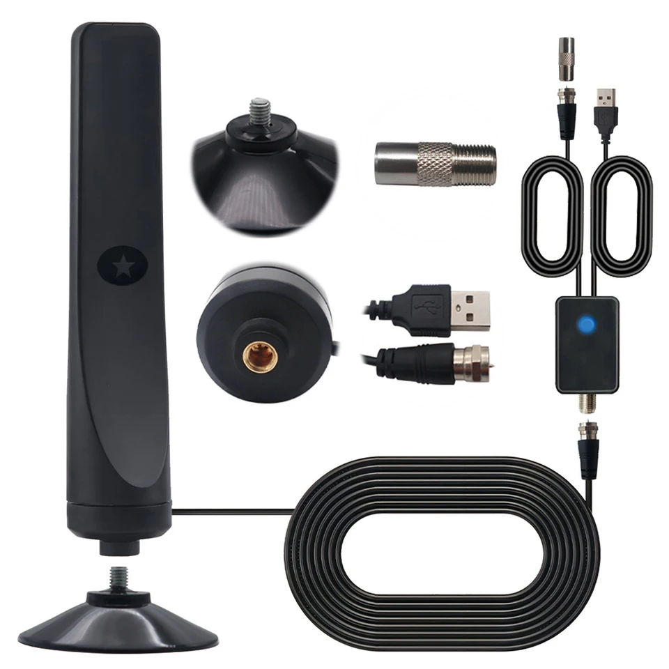 Portable TV Digital Antenna with Signal Booster