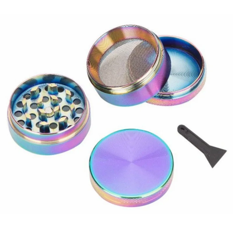 Herb grinder herb spice grinder 40mm 4-layer aluminum herbal herb tobacco grinders for smoking metal tobacco cutting pipe accessories pipes herb mills