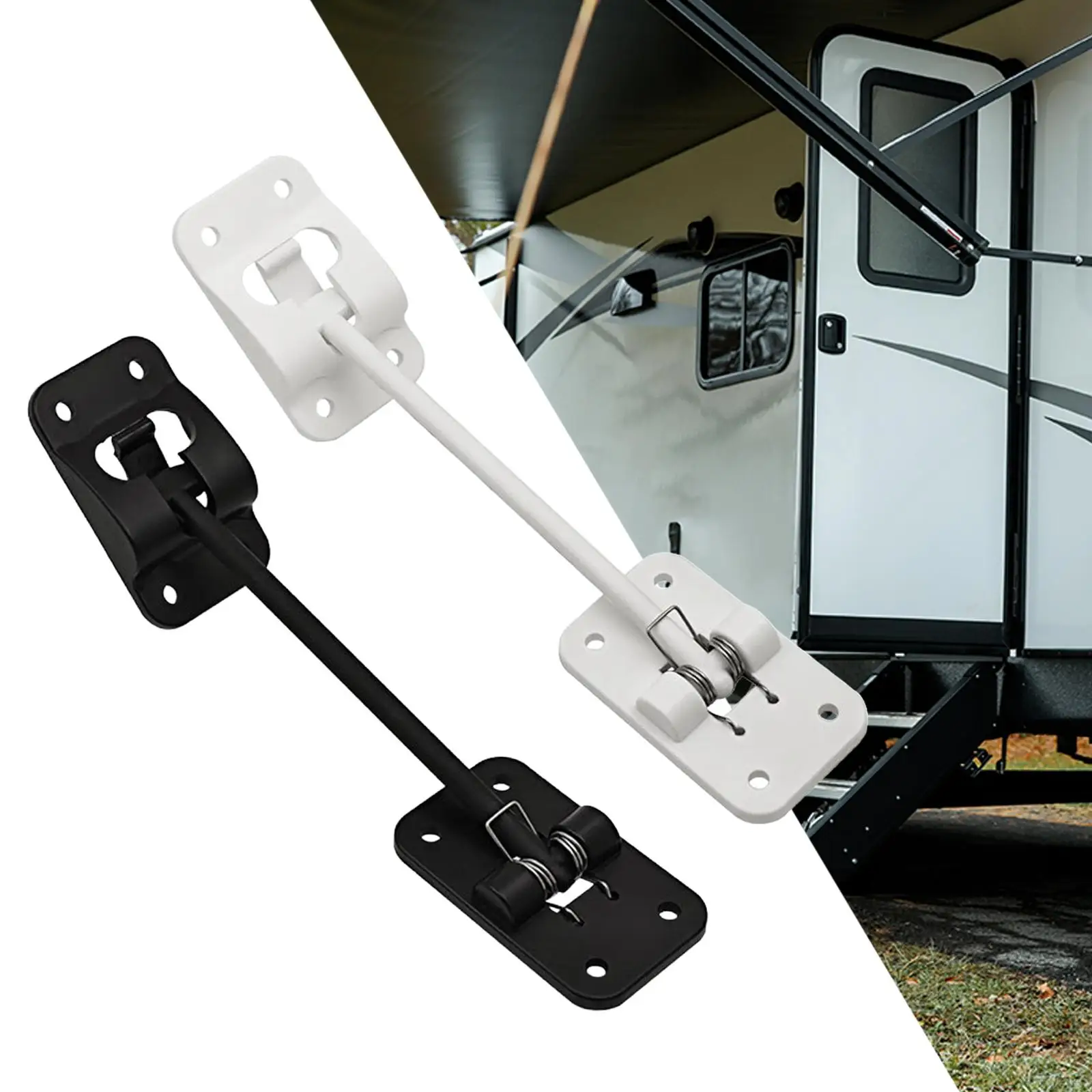 RV Door Holder Easy Installation Exterior Door Hold Hook for Trailer