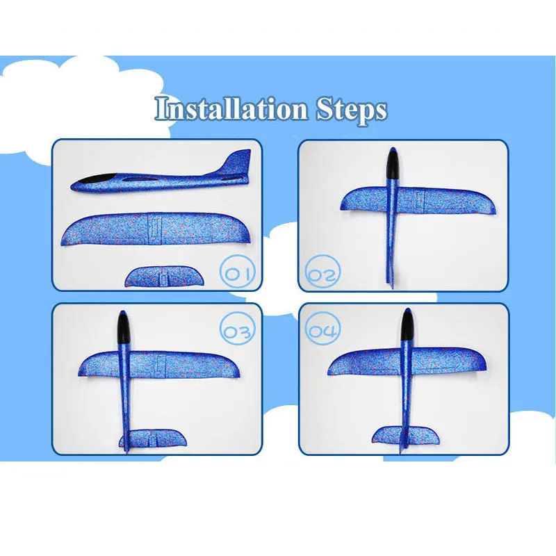 Foam Glider Airplane Toy - Durable Outdoor Activity Gift