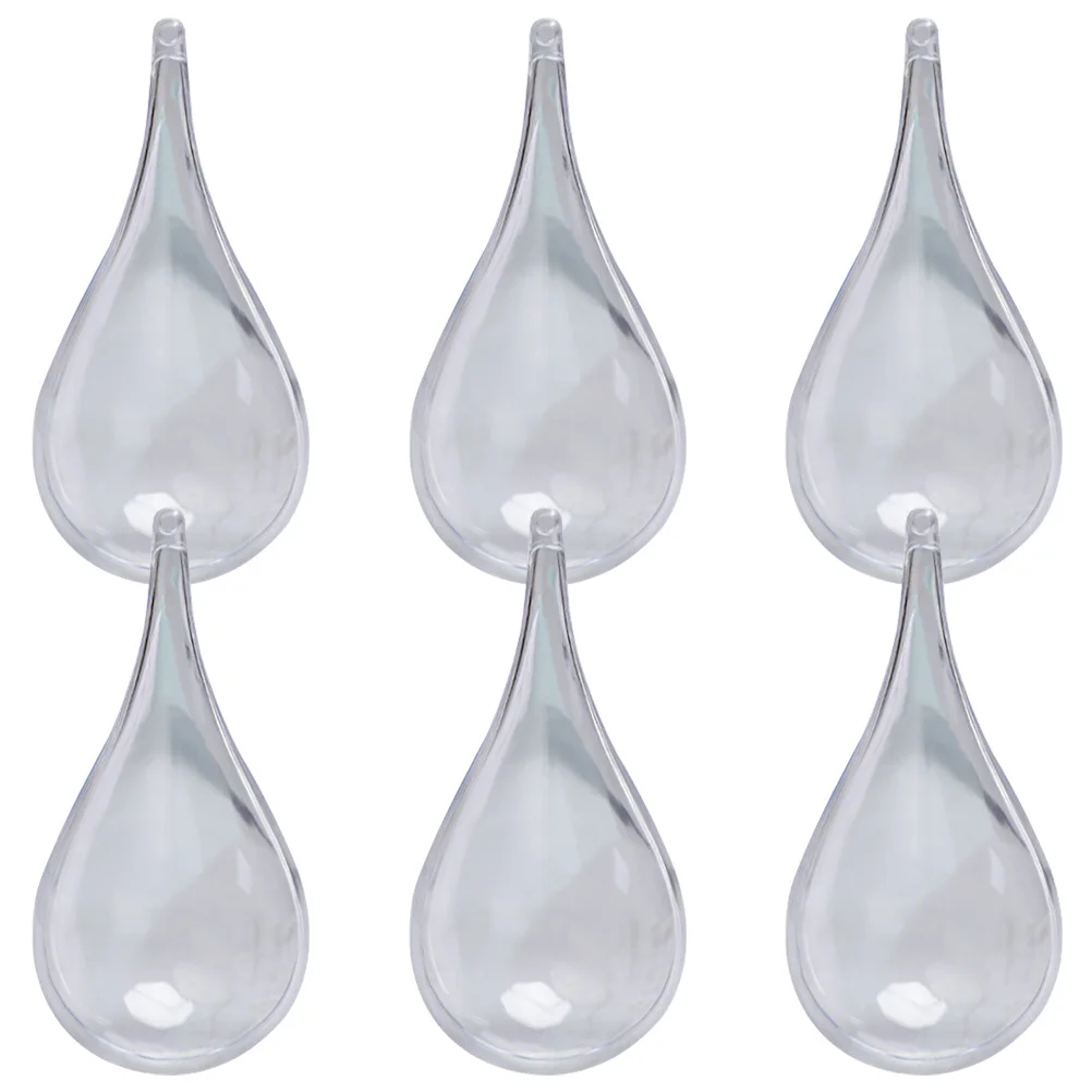 

Valentine Clear Balls Water Drop Decoration Christmas Decorations Fillable Ornament