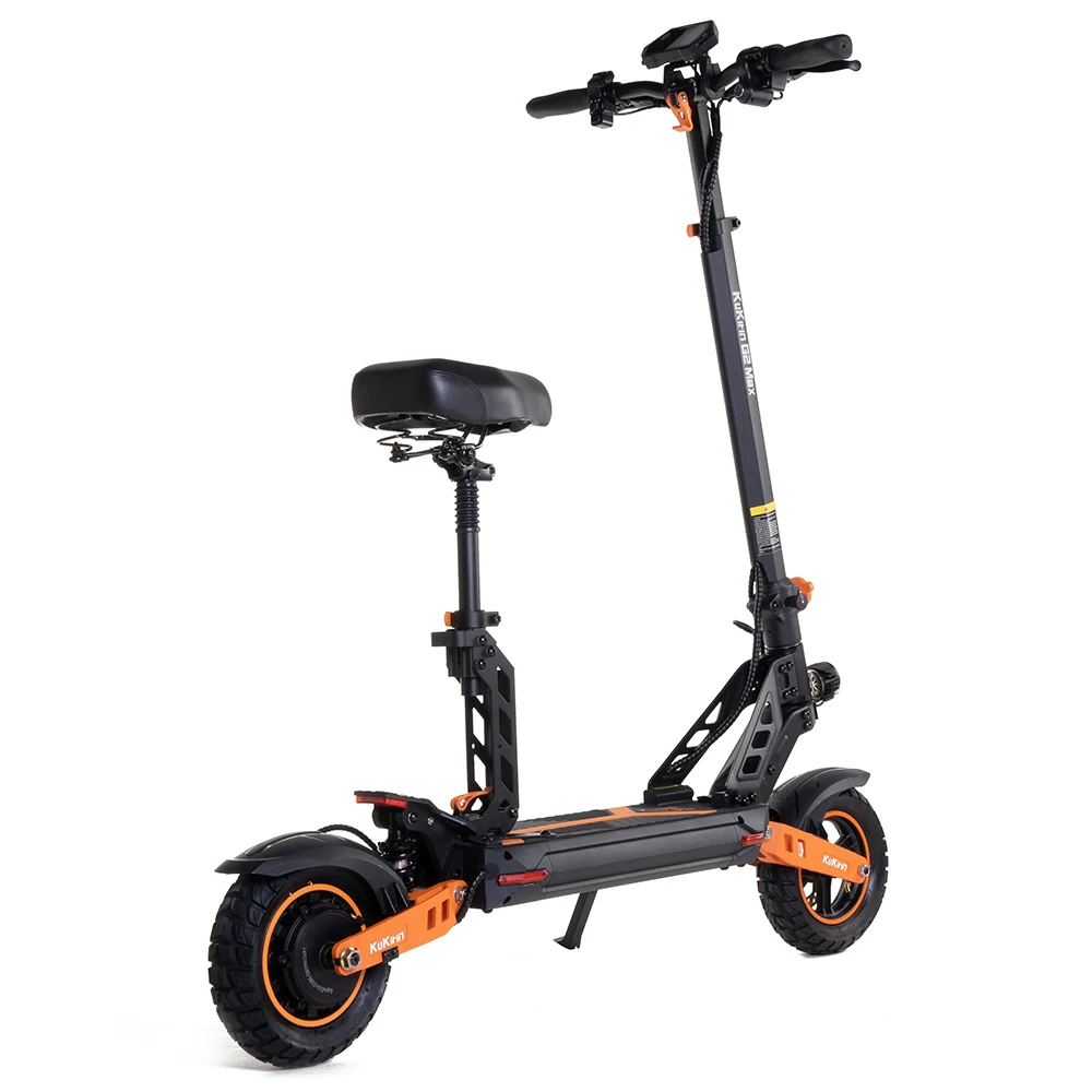 Kukirin G2 Max 1000watt Kugookirin G2max Fat Tire Folding Off Road Kugoo Wide Wheel  2000W Electric Scooters For Sale custom iscooter ix4 electric scooter adults 10inch anti skid off road pneumatic tire kick scooter 15ah 800w max speed 45km h scooters