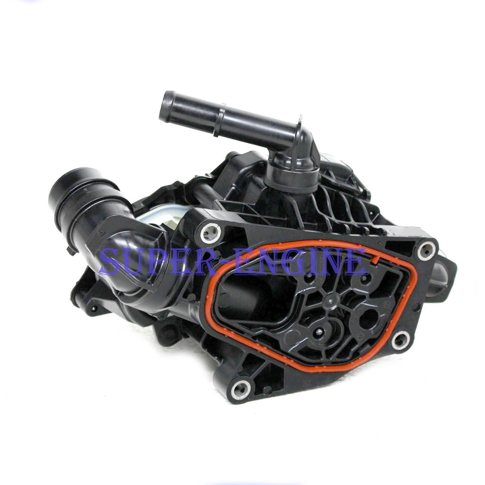 25600-2J100 Cooling Thermostat Housing for-23 Hyundai Elantra Kona Kia Sporage 256002J100