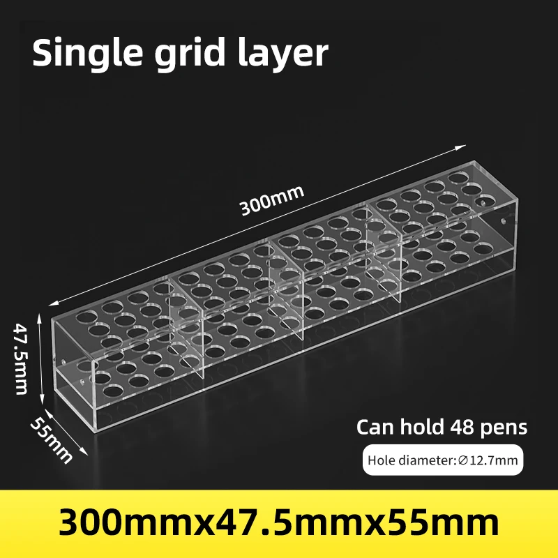 Şeffaf Kalem Ekran resim kalemi Yuvaları Depolama Rafı Kalem Standı Tutucu Dikey Makyaj Fırça Saklama Kutusu Kırtasiye Konteyner