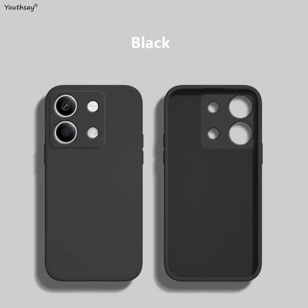 For Redmi Note 13 Pro Global Case Redmi Note 13 Pro Cover Funda Coque Original Liquid Silicone Soft Back Case Redmi Note 13 Pro