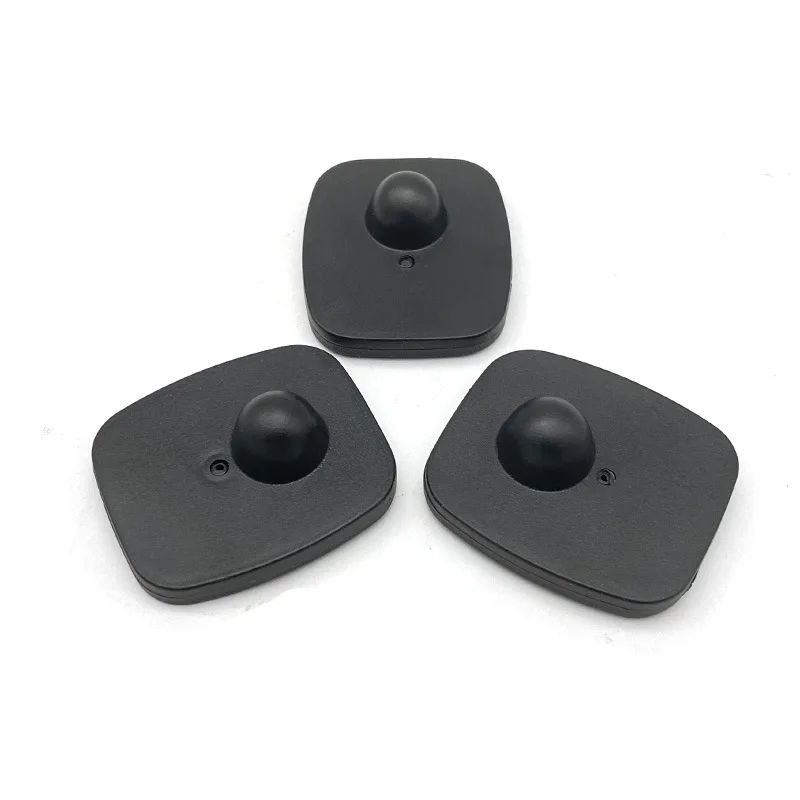 20PCS RF Black MINI Square Anti-theft Buckle Clothing Supermarket Anti-theft Buckle EAS Clothe Towel theft Magnetic EAS