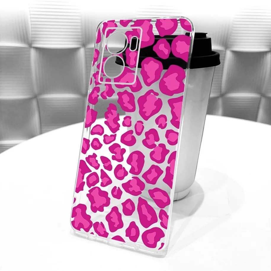 Stylish Flower Butterfly Soft Clear Silicone Phone Case Cover