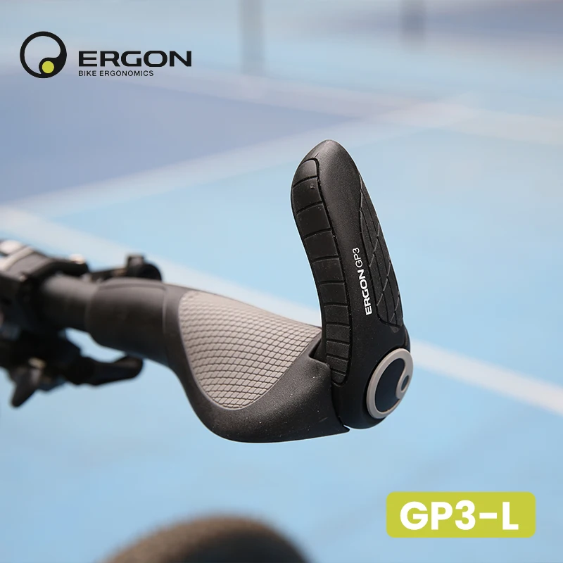 Manopole MTB ERGON GP1 GP3 GP5 Ergonomia Gomma antiurto Blocco antiscivolo Maniglie per bicicletta Manopole per mountain bike Manubrio da ciclismo  18