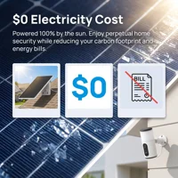 ANRAN 2K projecteur solaire Wifi caméra bidirectionnelle Audio caméra de Surveillance HD couleur Vision nocturne extérieure sans fil IP66 étanche 5