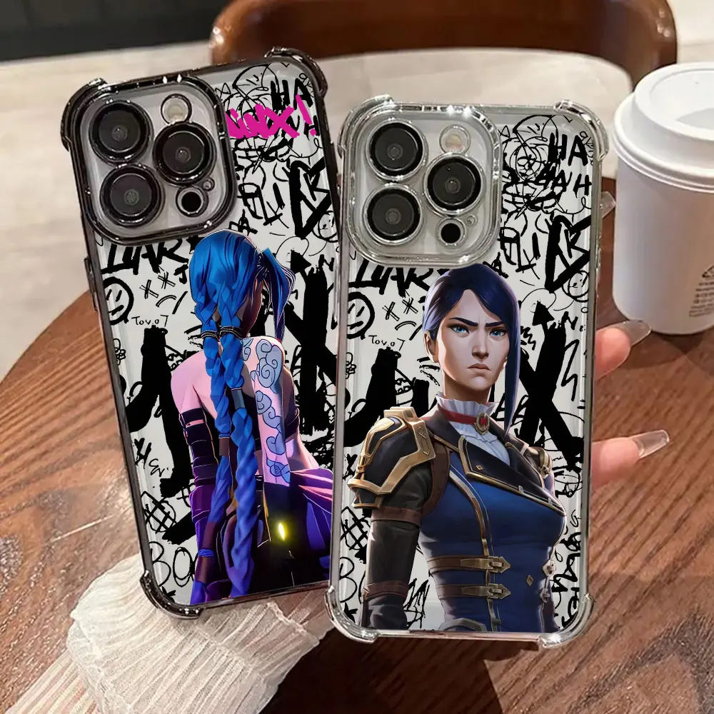 Enhanced Phone Case with Cool Plating and Anti-Fall Airbag Design