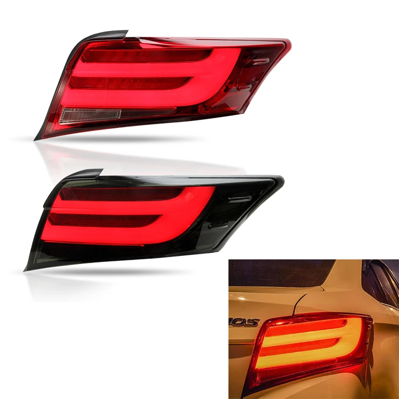 Manufacturer car accessories tail light 2014-up led tail lamp for toyota vios