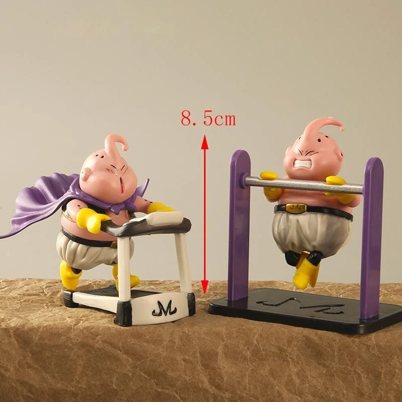 Dragon Ball Majin Buu Action Figure Anime Periphery PVC Doll Toys Cartoon  Muscle Model Ornaments Cute Children Birthday Gift Hot