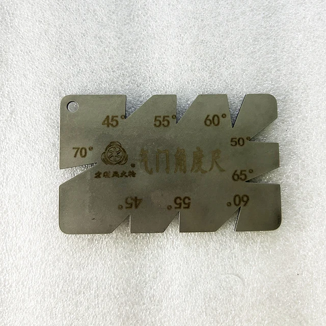 Valve Angle Detection Tool Valve Angle Ruler Measuring Engine for Car Motorcycle Ship Diesel Engine 45 55 60 65 70 degree 5