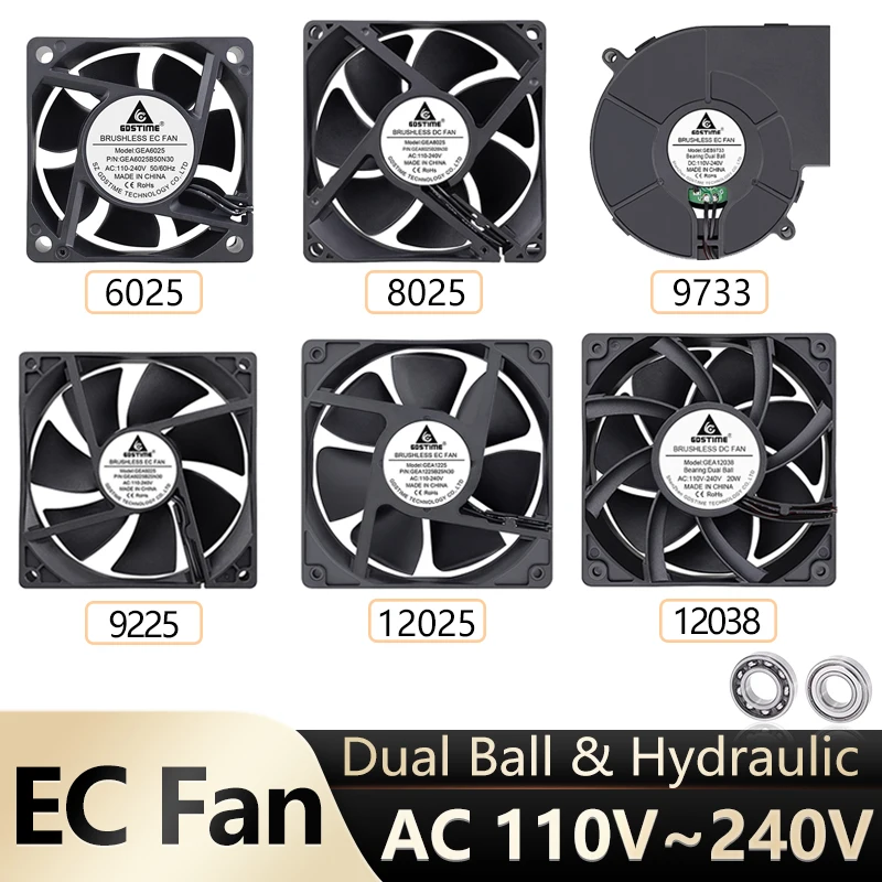 Gdstime-EC-60mm-80mm-90mm-120mm-Ball-Brushless-Fan-AC-110V-120V-220V ...