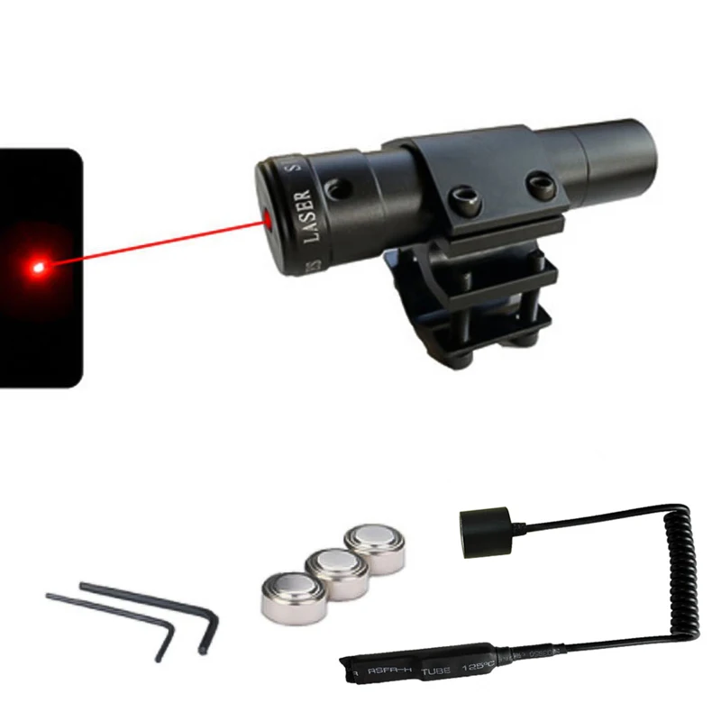 Red Laser Ar 15 Sight Universal Tube Clip Hunting Sight Glock Accessories Small Laser Red Dot