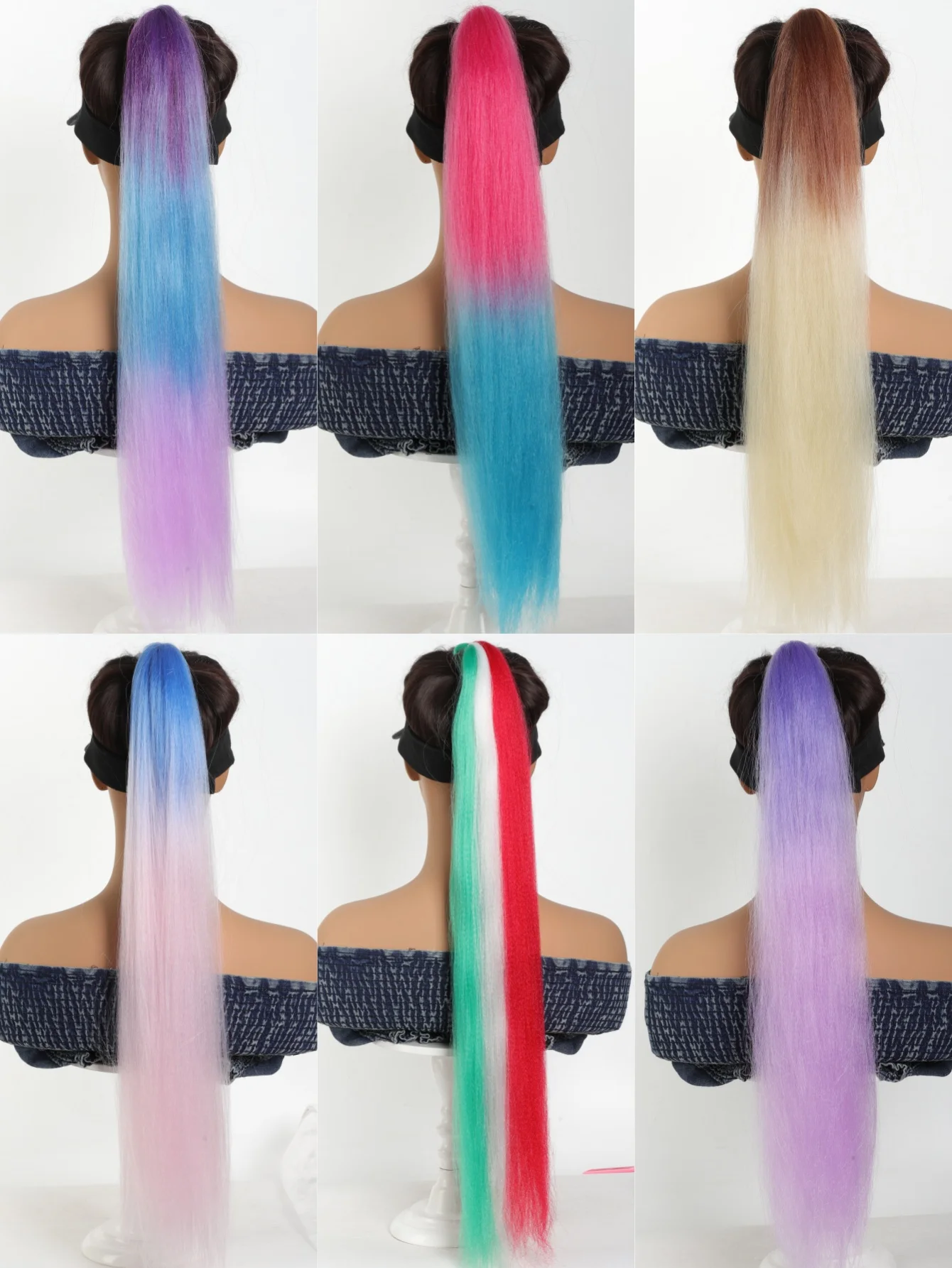 Synthetic Afro Ombre Braiding Hair Extensions for Kids