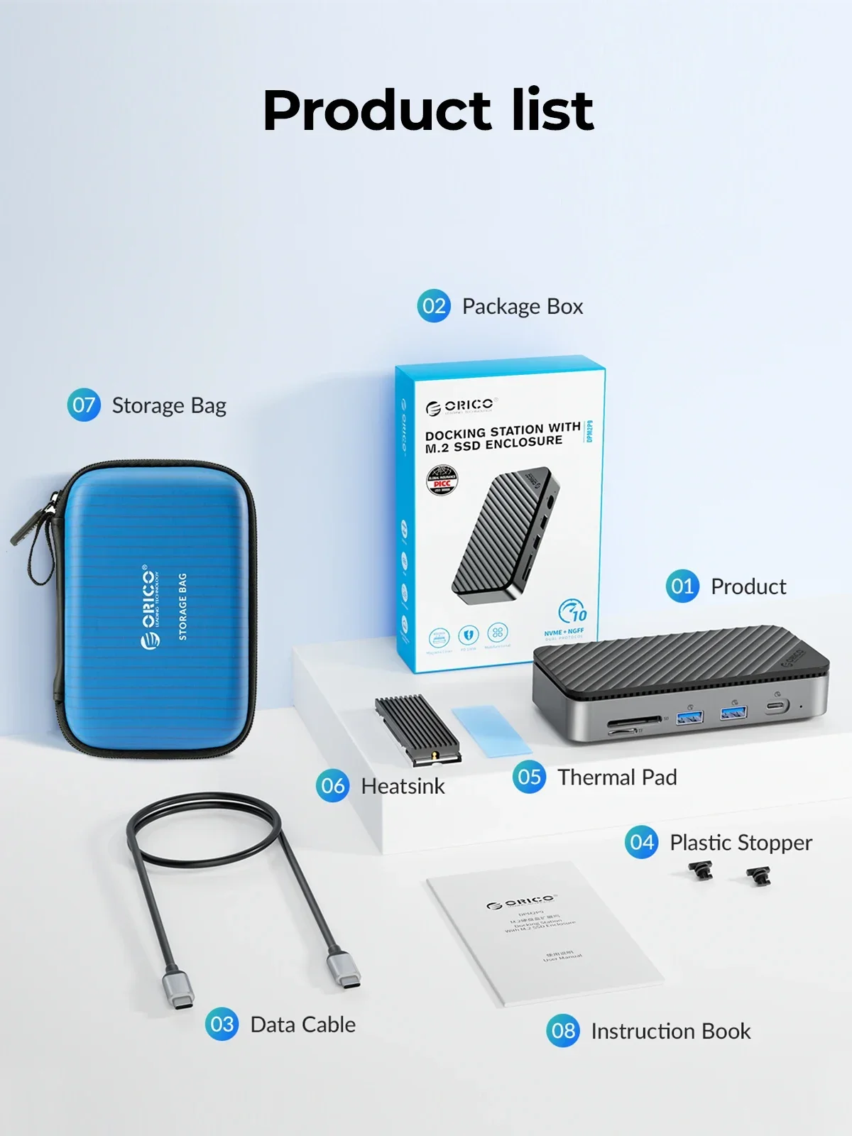 M.2 NVMe, Gabinete SSD SATA, Externo 10GBps,