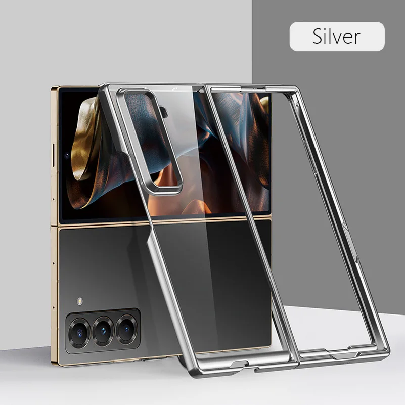 Sleek Transparent Electroplated Protective Case