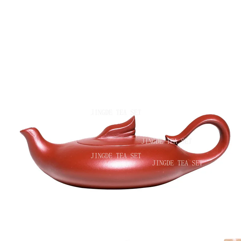 180ml Yixing Purple Clay Teapot Original Ore Red Clay Handmade Red Robe Tea Set Gift Box Packaging Tea Infuser Chinese Tea Pot