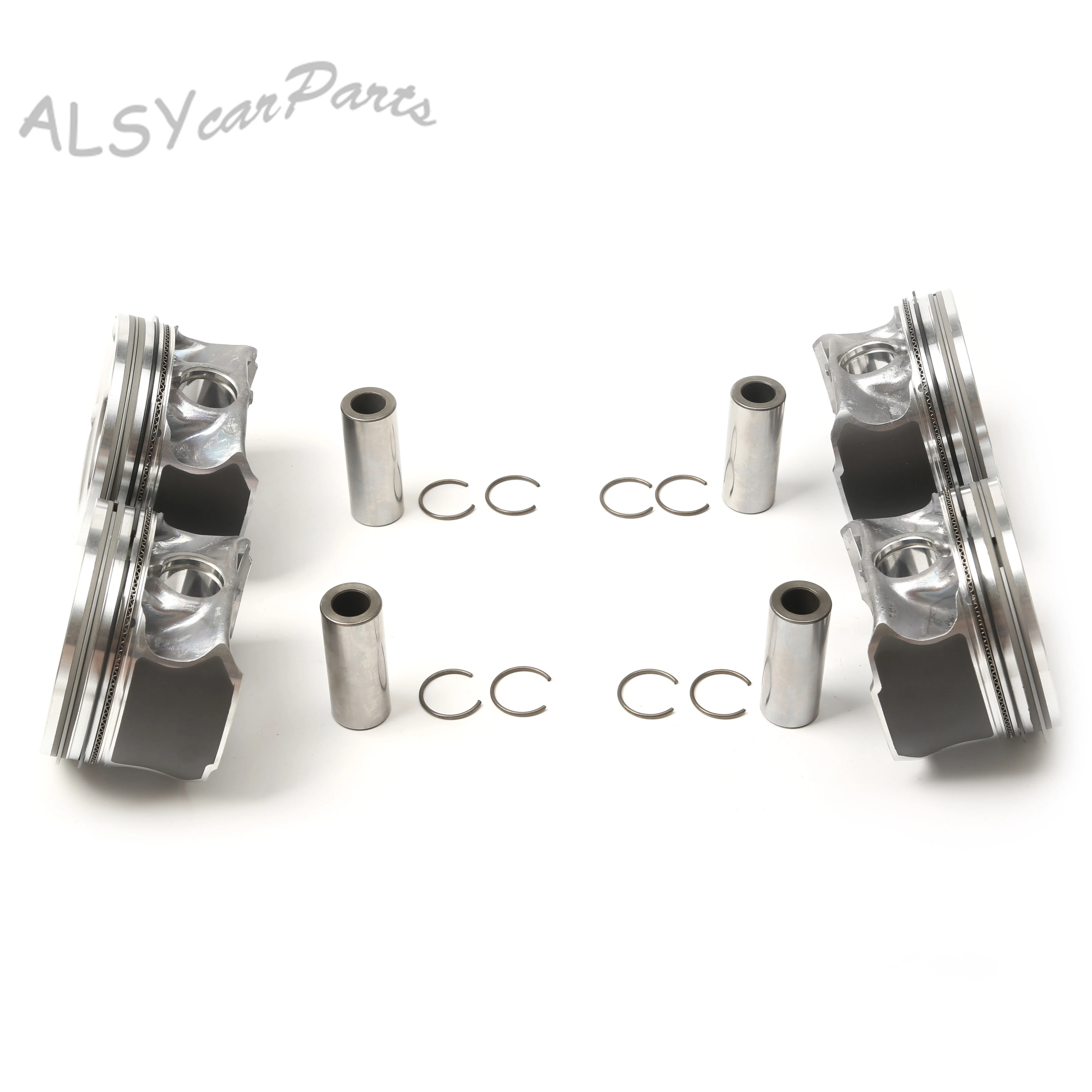 Car Oversized 0.5MM New Pistons Assembly Set A2740301617 For  